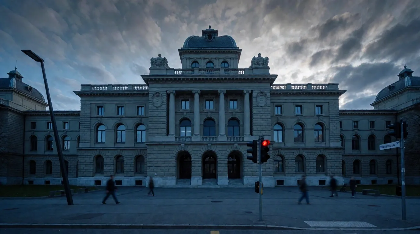 ETH Zürich Architektur bei Anbruch des Tages